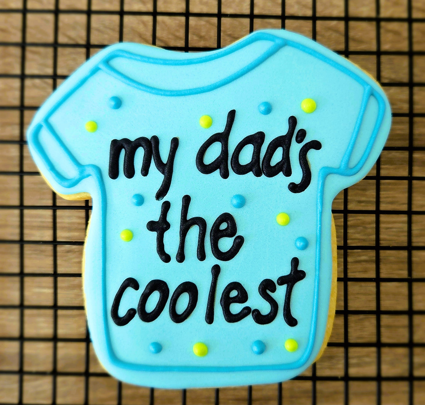 Dad Slogan T Shirt Vanilla Cookie