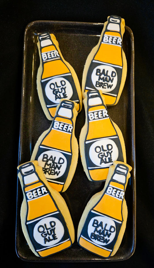 Beer Bottle Vanilla Cookie Gift Box