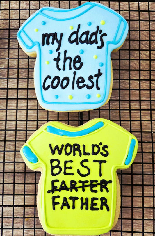 Dad Slogan T Shirt Vanilla Cookie