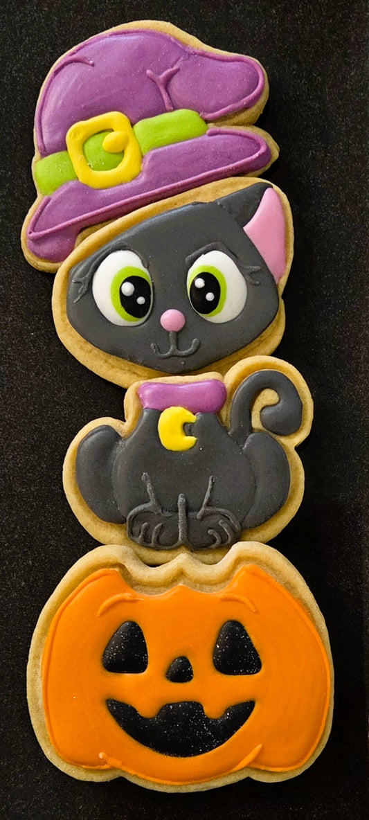 Black Cat Vanilla Cookie Gift Set