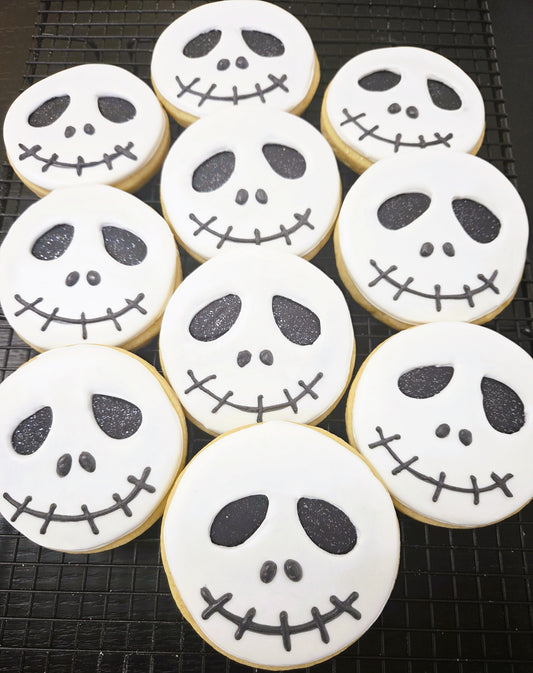 Jack Skellington Vanilla Cookie